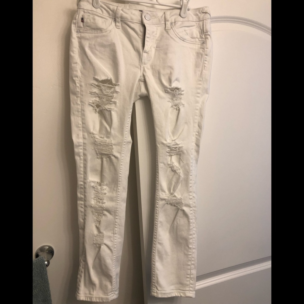 Vigoss cropped white denim 27